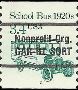 School Bus Stamps